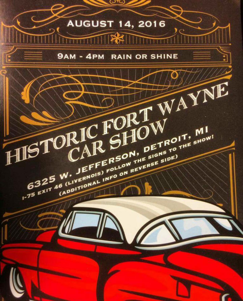Illustration for article titled Detroit - Historic Fort Wayne Car Show